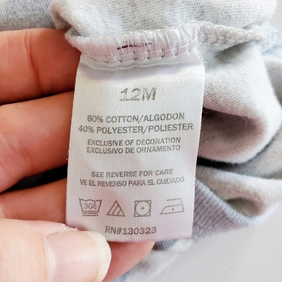 K1323 * Kids Headquarters Camo Little Dino Onesie Gray Size 12M - Picture 5 of 7